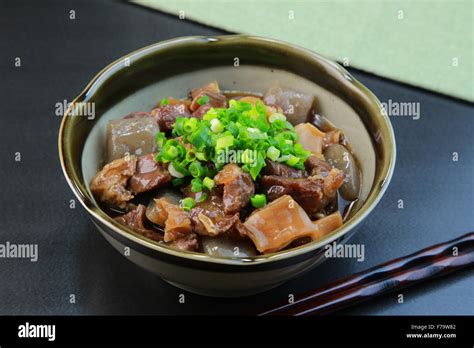 Stewed Beef Tendon Stock Photo Alamy
