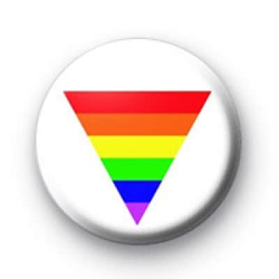 Gay Rainbow Pride Triangle Badge Kool Badges