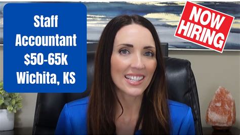 Now Hiring Staff Accountant Wichita Kansas 50 65k YouTube