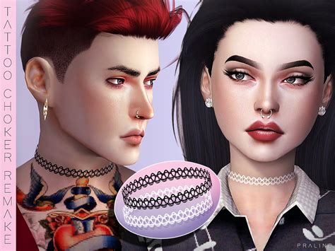 Pralinesims New Tattoo Chokers In 2 Colors Emily CC Finds