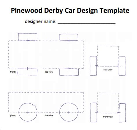 FREE 10+ Sample Pinewood Derby Templates in PDF