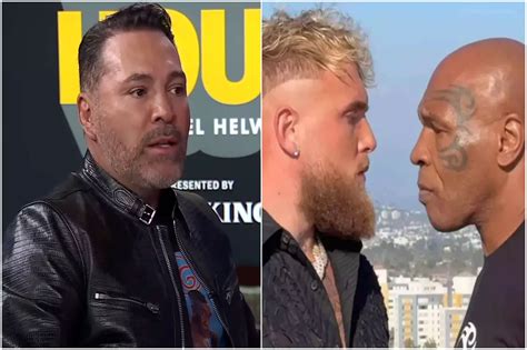 Boxing legend Oscar De La Hoya holds nothing back when asked about Mike