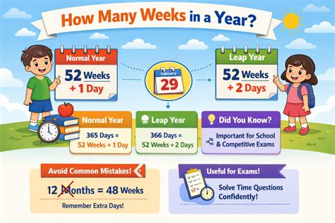 How Many Weeks Is It In A Year