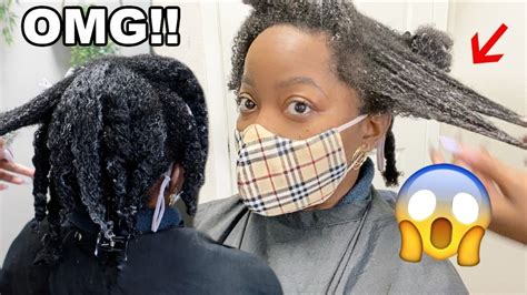 New 😱salon Visit 💃🏾my Updated Natural Hair Growth Wash Day Routine 🚿w Rice Water 🧴