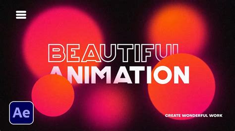 Create Beautiful Motion Graphic Animations In After Effects YouTube