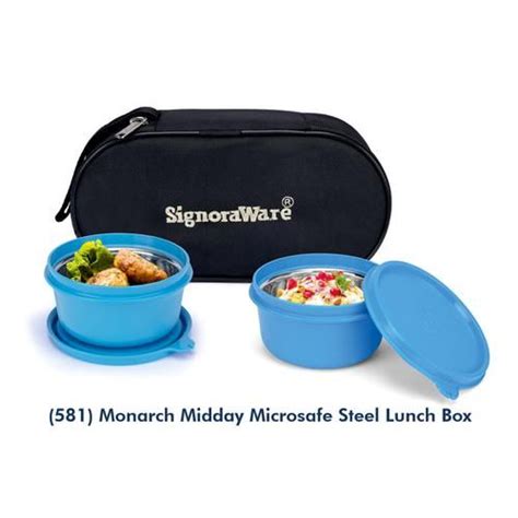 Buy Signoraware Monarch Midday Microsafe Lunch Box With Bag Leak