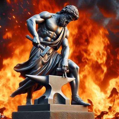 Hephaestus - God of fire and forge | mythicalcreatures.info