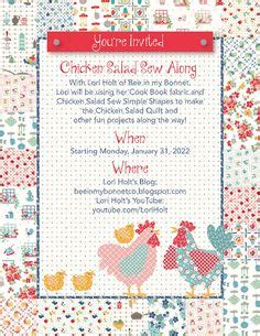 22 Lori Holt Chicken Salad Quilt Ideas Chicken Salad Chicken Quilt