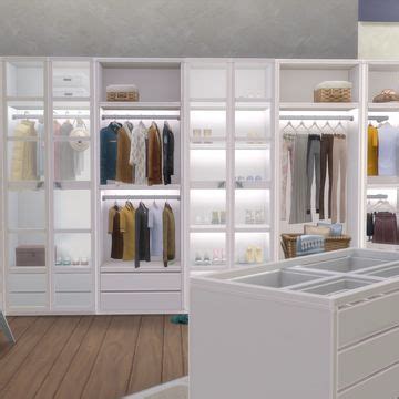 Eliza Walk In Closet Overview Taurus Design Sims 4 Cc Furniture