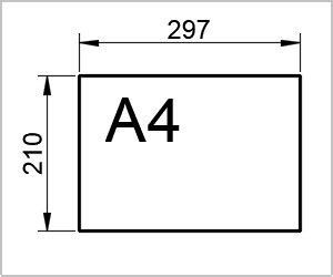 Формат чертежа А4