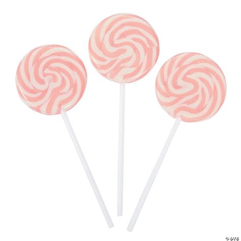 Pink Swirl Lollipops Oriental Trading