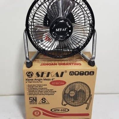 Jual Kipas Angin Meja Desk Fan Besi Mini Sekai Hfn Inch