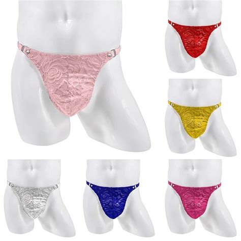 Uomo Perizoma Slip Tanga Bikini Intimo Sexy T Back Marsupio Mutandine Lingerie Eur