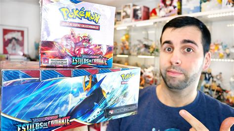 APERTURA CARTAS POKEMON ESTILOS DE COMBATES BOOSTER BOX PRERELEASE