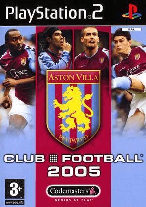 Buy Club Football 2005 Aston Villa FC For PS2 Retroplace