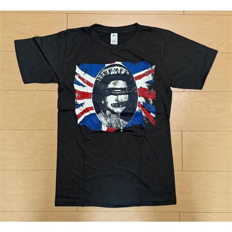 セックスピストルズ ゴッドセイヴザクイーン Sex Pistols God Save The Queen ロックTシャツMサイズ ブラック ワッペンとTシャツ雑貨らばさん 通販