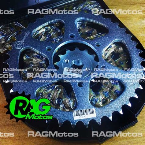 Apache 180 Rtr Tvs Kit Arrastre Revo Cadena Reforzada Piñon