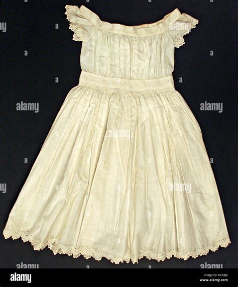 Dress Ca 1860 American Cotton Stock Photo Alamy