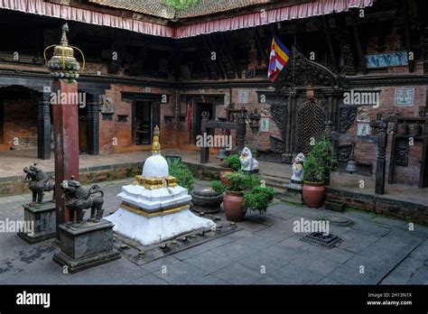 Small Stupa In A Square Of Kathmandu Hi Res Stock Photography And