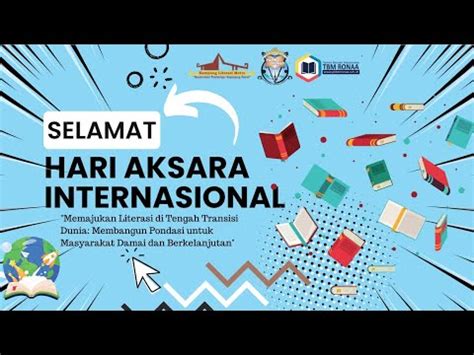 Selamat Hari Aksara Internasional 2023 YouTube