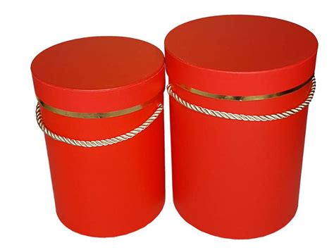 Cutii Cilindru Pentru Flori Set 2 Buc 44537 Celoplast
