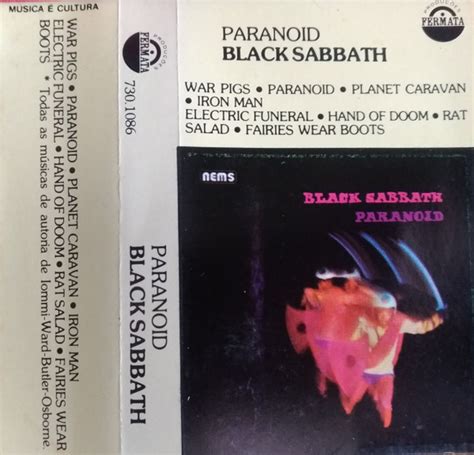 Black Sabbath Paranoid Cassette Discogs