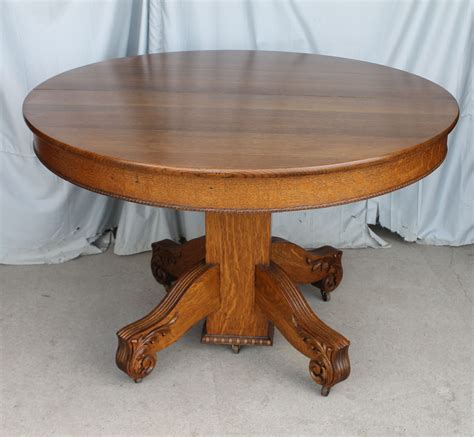 30 Antique Dining Table Round DECOOMO