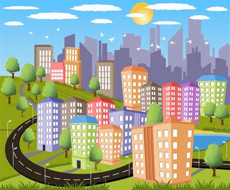 Download Dibujo De Un Paisaje Urbano Para Niños Pics Pasael