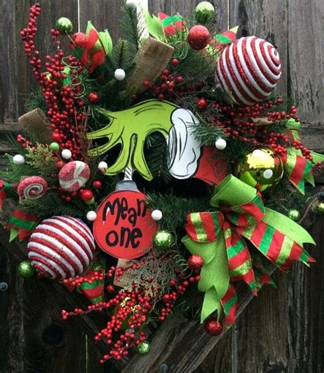 Grinch Wreath Grinch Christmas Christmas Wreaths Diy Elf Christmas