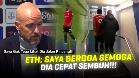 TANGISAN SEORANG TEN HAG Reaksi Tak Terduga Erik Ten Hag Saat Martial