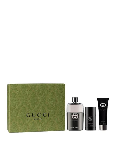 gucci mens guilty eau de toilette spring gift set