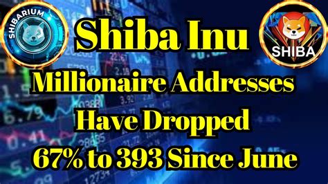 Breaking Coin Shiba Inu Millionaire Addresses Have Dropped To