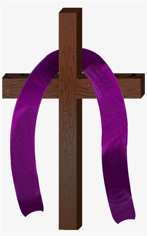 Catholic Cross Clipart Purple Cross Png Free Transparent Clip