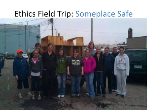 Ethics field trip | PPTX