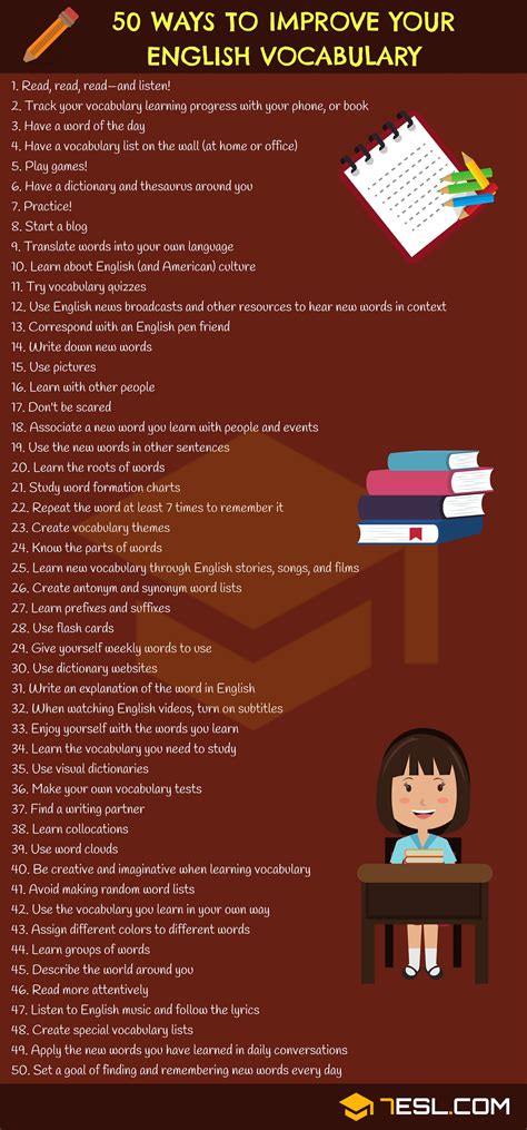How To Improve Your English Vocabulary 50 Simple Tips • 7esl