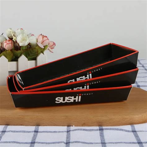 Custom Takeaway Packaging Sushi Tray Disposable Sushi Box