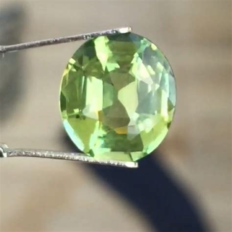 Green Tourmaline - Gem Lankan