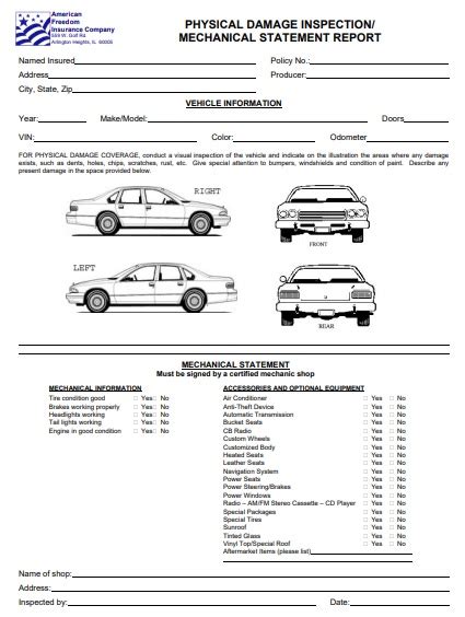 Hgv Inspectin Sheet Ireland Template Goods Vehicle Inspection Pad