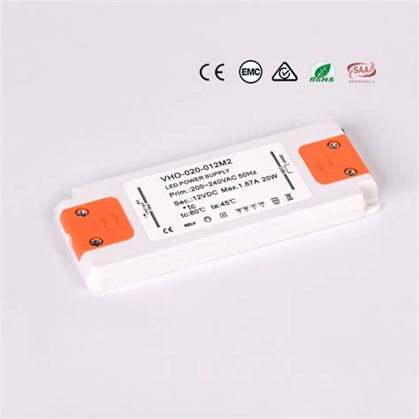 Transformador LED Ultradelgado De AC110 240V A DC12V 24V 6W 15W 20W 30W