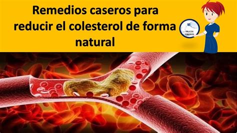 Remedios Caseros Para Reducir El Colesterol De Forma Natural Youtube