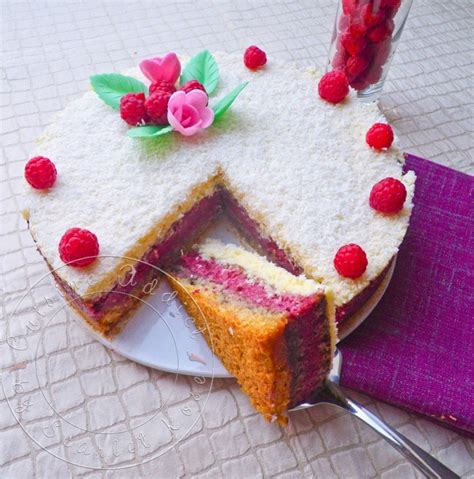 Gâteau aux amandes mascarpone et framboises Recette de gâteau