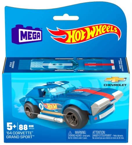 Mega Construx Hot Wheels 64 Corvette Grand Sport Building Set 1 Ct Kroger