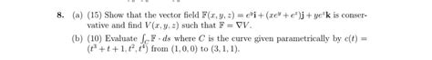 Solved A 15 Show That The Vector Field