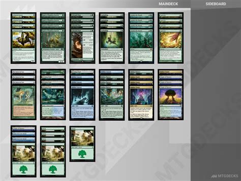 Arena Historic Mono Green Ramp Deck By Striderstone Mtg Decks