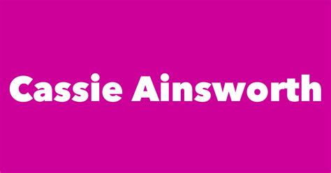 Cassie Ainsworth - Spouse, Children, Birthday & More