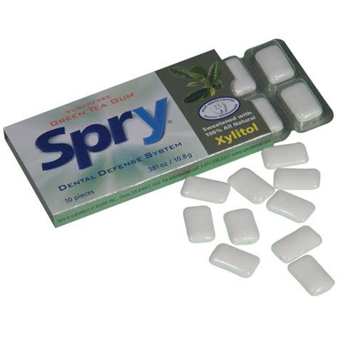 Spry Xylitol chewing gum - enough xylitol to make a difference!