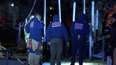 Photos South Tulsa Playground Burns Down