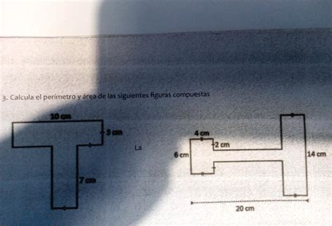 Solved Calcula El Perimetro Y Rea De Las Siguientes Figuras