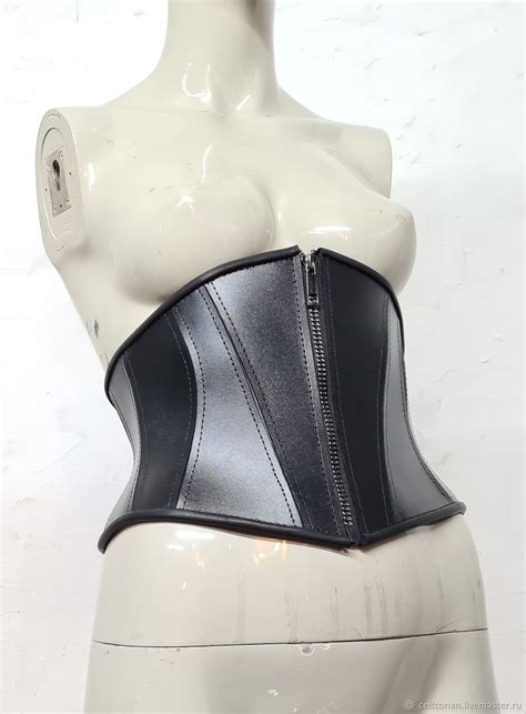 Корсет кожаный чёрный в интернет-магазине Ярмарка Мастеров по цене ...