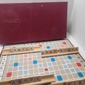 Scrabble Vintage Board Game Board Games Scrabble Vintage Games Family ...